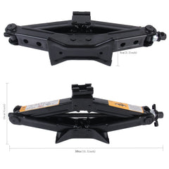 Upright ST-103D Heavy Duty Stabilizer Scissor Jack with Handle Lift Levelers 2000 Pound (1 Ton) Capacity Each - 10 to 35 CM Range, 1T Jack with Handle