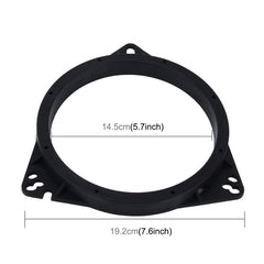 2 PCS Car Auto ABS Loudspeaker Base Protection Cover Holder Mat for Nissan and Toyota, For Nissan and Toyota