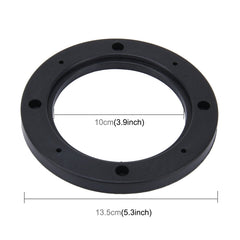 2 PCS 4 inch Car Auto ABS Loudspeaker Base Protection Hollow Cover Holder Mat, Inner Diameter: 10cm, 10cm