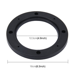 2 PCS 5 inch Car Auto ABS Loudspeaker Base Protection Hollow Cover Holder Mat, Inner Diameter: 12.5cm, 12.5cm