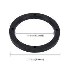 2 PCS 6.5 inch Car Auto ABS Loudspeaker Base Protection Hollow Cover Holder Mat, Inner Diameter: 14.5cm, 14.5cm