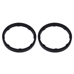 2 PCS 6.5 inch Car Auto ABS Loudspeaker Base Protection Solid Cover Holder Mat, Inner Diameter: 14.5cm, Universal 6.5 inch