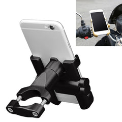 Motorcycle Handlebar Aluminum Alloy Phone Bracket, Suitable for 60-100mm Device, Handlebar Bracket for 60-100mm