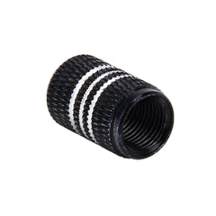 4PCS Metal Plated Circular Shape Universal Tire Valve Stem Cap With White Diamond, Circular Shape