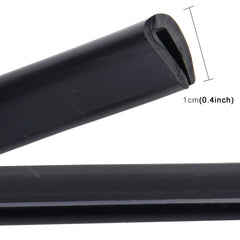5.6m Car Decorative Strip Rubber Chrome Decoration Strip Door Seal Window Seal, 5.6m Black, 5.6m Red, 5.6m Transparent