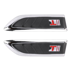 2 PCS Car Side Air Intake Flow Vent Fender Decorative Stickers Cover, Side Air Intake Flow Vent Cover
