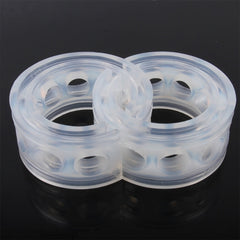 2 PCS Car Auto C+ Type Shock Absorber Spring Bumper Power Cushion Buffer, Spring Spacing: 32mm, Colloid Height: 60mm, C+ Type(Spring Spacing: 32mm, Height: 60mm)