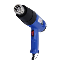 DINGGUAGUA 1800W Industrial Heavy Duty Professional Adjustable Temperature from 50 Degrees Celsius to 650 Degrees Celsius Heat Air Gun Tool with Temperature Display, Temperature Display 50 to 650 Degrees