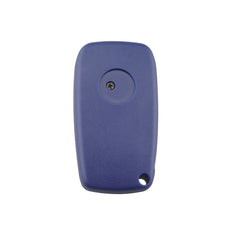 For FIAT Car Keys Replacement 3 Buttons Car Key Case with Side Battery Holder, Blue, Black