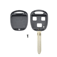 For TOYOTA Car Keys Replacement 3 Buttons Car Key Case with Key Blade, 3 Buttons