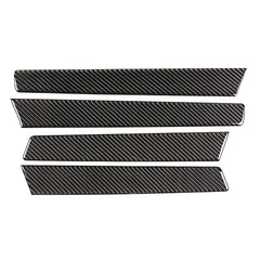 4 PCS Car Carbon Fiber Door Panel Decorative Sticker for Volkswagen Touareg, Door Panel