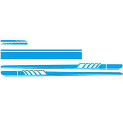 5 in 1 Car Styling Stripe Hood PVC Sticker Auto Decorative Sticker, D-935