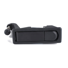 Black Zinc Alloy Adjustable Lever Hand Operated Compression Latch with Raised Trigger for RV / Trailer, Non-Locking, Black