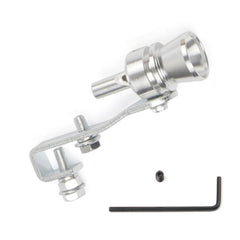 Universal Aluminum Turbo Sound Exhaust Muffler Pipe Whistle Car / Motorcycle Simulator Whistler, Size: M, Outside Diameter: 23mm, Size: M (Silver), Size: M (Black), Size: M (Gold), Size: M (Blue), Size: M (Red)