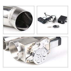 CNSPEED Y Shape 2 In 1 Car Remote Control Electric Exhaust Valve Pipe, Size: 2.25 inch, Size: 2.25 inch