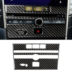 Car Carbon Fiber CD Console Panel Decorative Sticker for Infiniti Q50 / Q60 2014-2020, CD Console Panel (B)