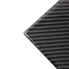 2 PCS Car Carbon Fiber Rear Water Cup Holder Panel Decorative Sticker for Infiniti Q50 / Q60 2014-2020, Rear Water Cup Holder Panel