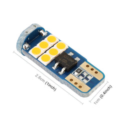 2 PCS T10 DC12 / 1W 9LEDs SMD-3030 Car Clearance Light, 9LEDs (Yellow Light), 9LEDs (Ice Blue Light), 9LEDs (Blue Light), 9LEDs (Pink Light), 9LEDs (White Light)
