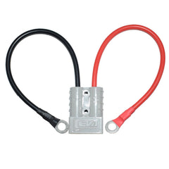 50A SMH Anderson Plug to O Shape Terminal Booster Cable, Length: 0.5m, Length: 0.5m