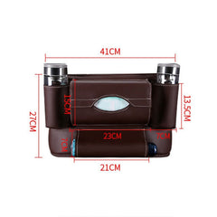 Car Front Seat Hanging Bag Paper Towel / Water Cup Storage Bag, Paper Towel / Water Cup (Black), Paper Towel / Water Cup, Paper Towel / Water Cup (Beige), Paper Towel / Water Cup (Red), Paper Towel / Water Cup (Wine Red), Paper Towel / Water Cup (Brown)