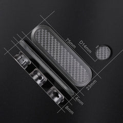 Car Carbon Fiber Magnetic Clamp Cable Storage Box Creative Desktop Hub Organizer, Desktop Hub Organizer