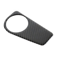 Car Carbon Fiber Headlight Switch Panel Decorative Sticker for Volkswagen Tiguan L 2019-2021, Low Configuration, Headlight Switch, Low Configuration