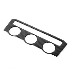 Car Carbon Fiber Air Conditioning Panel Decorative Sticker for Volkswagen Tiguan L 2019-2021, Low Configuration, Air Conditioning Panel, Low Configuration