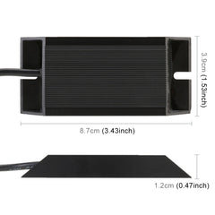 2 PCS 1156 / BAU15S DC12V 50W 6 Ohms Turn Signal / Reversing Light / Brake Light Split Dual Resistance Decoder, 1156 / BAU15S