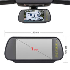 PZ474 Car Waterproof 170 Degree Brake Light View Camera + 7 inch Rearview Monitor for Iveco Daily 4 Gen, PZ474 + 7 inch Rearview Monitor