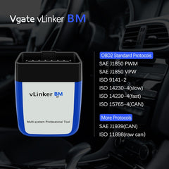 Vgate VLINKER BM V2.2 Bluetooth 3.0 Android Phone Car OBD Fault Diagnosis Detector, BM V2.2 Bluetooth 3.0