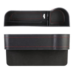 2 PCS Car Multi-functional Principal And Deputy Driver Seat Console Leather Box, Seat Console Leather Box (Black), Seat Console Leather Box (Beige), Seat Console Leather Box (Brown)