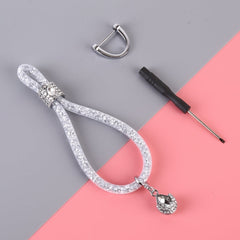 Car Diamond Metal + Plastic Keychain
