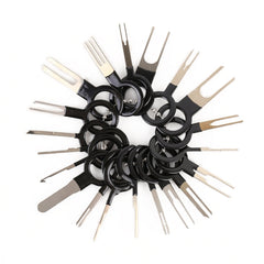 59 in 1 Car Plug Circuit Board Wire Harness Terminal Extraction Pick Connector Crimp Pin Back Needle Remove Tool, 59 in 1