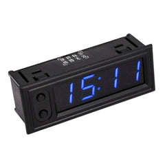 3 in 1 Car High-precision Electronic LED Luminous Clock + Thermometer + Voltmeter, 3 in 1 Green, 3 in 1 Blue, 3 in 1 Red