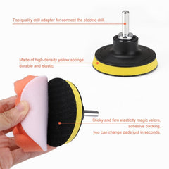 20 in 1 Floor Wall Window Glass Cleaning Descaling Electric Drill Brush Head Set, 20 in 1