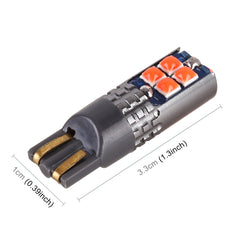 4 PCS T10 DC12V / 2W Car Clearance Light 10LEDs SMD-3030 Lamp Beads, 10LEDs SMD-3030 (Red Light), 10LEDs SMD-3030 (White Light), 10LEDs SMD-3030 (Yellow Light), 10LEDs SMD-3030 (Ice Blue Light), 10LEDs SMD-3030 (Blue Light), 10LEDs SMD-3030 (Pink Light...