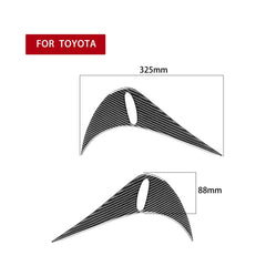 2 PCS / Set Carbon Fiber Car Back Lamp Eyebrow Decorative Sticker for Toyota GT86 / Subaru BRZ 2012-2016, Drop Glue Version, For Toyota GT86 2012-2016,Back