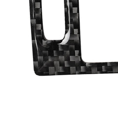 Car Carbon Fiber Warning Light Decorative Sticker for Audi A6 S6 C7 A7 S7 4G8 2012-2018, Left and Right Drive Universal, Warning Light