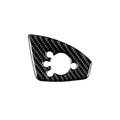 Car Carbon Fiber Door Button Decorative Sticker for Audi TT 8n 8J MK123 TTRS 2008-2014, Left Drive, B Style, Door Button , Left Drive B