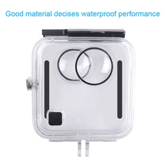 40m Waterproof Housing Protective Case for GoPro Fusion, with Buckle Basic Mount & Screw & Wrench, For GoPro Fusion