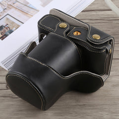 Full Body Camera PU Leather Case Bag with Strap for Fujifilm X-A5, For FUJI X-A5
