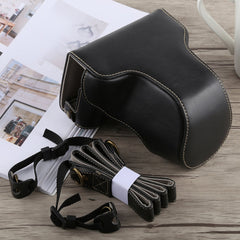 Full Body Camera PU Leather Case Bag with Strap for Fujifilm X-A5, For FUJI X-A5