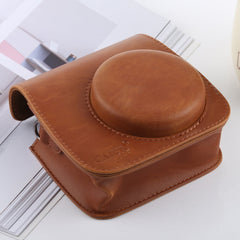 Retro Style Full Body Camera PU Leather Case Bag with Strap for FUJIFILM instax mini 9 / mini 8+ / mini 8, For FUJI mini 9, For FUJI mini 9