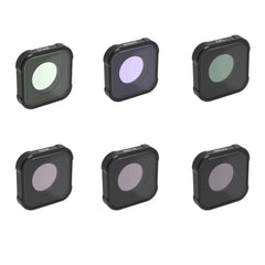 JSR KB Series STAR+CPL+NIGHT+ND8+ND16+ND32 Lens Filter for GoPro HERO13 Black /12 Black /11 Black /10 Black /9 Black, 6-in-1