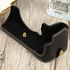 1/4 inch Thread PU Leather Camera Half Case Base for FUJIFILM X-S10, For FUJIFILM X-S10, Fr FUJIFILM X-S10