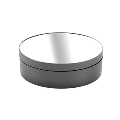 12cm 360 Degree Rotating Turntable Mirror Electric Display Stand Video Shooting Props Turntable, Load: 3kg, 12cm Mirror Black, 12cm Mirror White