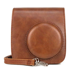 Retro Full Body PU Leather Case Camera Bag with Strap for FUJIFILM instax mini 7+, For FUJIFILM instax mini 7+