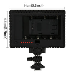 HD-160 White Light LED Video Light on-Camera Photography Lighting Fill Light for Canon, Nikon, DSLR Camera with 3 Filter Plates, HD-160