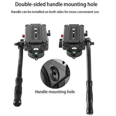 BEXIN VH-105 360 Degree Panorama Heavy Duty Tripod Action Fluid Drag Head, VH-105