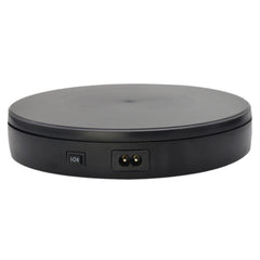 22cm Electric Rotating Turntable Display Stand Live Video Shooting Props Turntable Jewelry Shoes Display Platform, EU Plug, 22cm